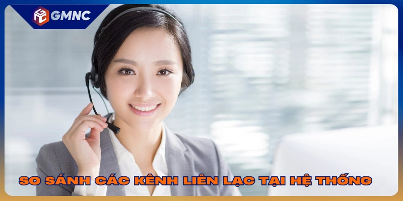 So sánh các kênh liên lạc tại hệ thống